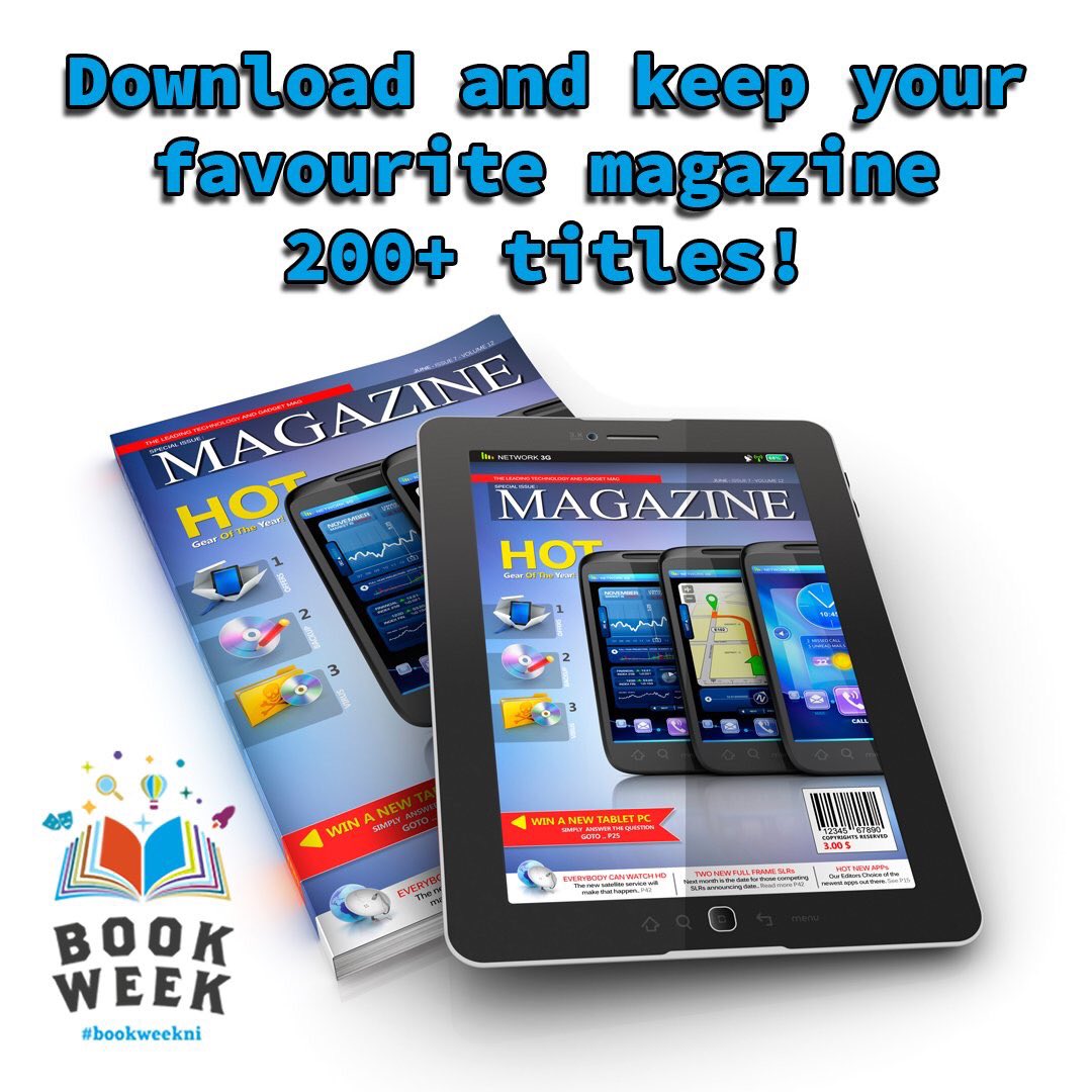 BBCnireland's tweet image. Move over books. It&apos;s not all about you! #libraryfacts #BookweekNI #LovetoRead