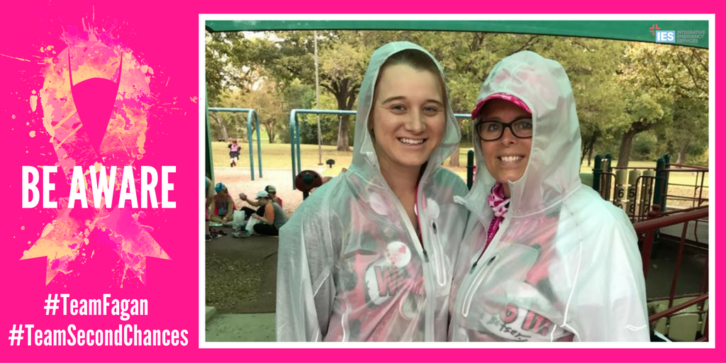 IESHealthcare's tweet photo. Rain or Shine, #The3Day Walk continues! #TeamSecondChances only has a few more miles left in their 60-mile walk! #TeamFagan https://t.co/WZiIao713L