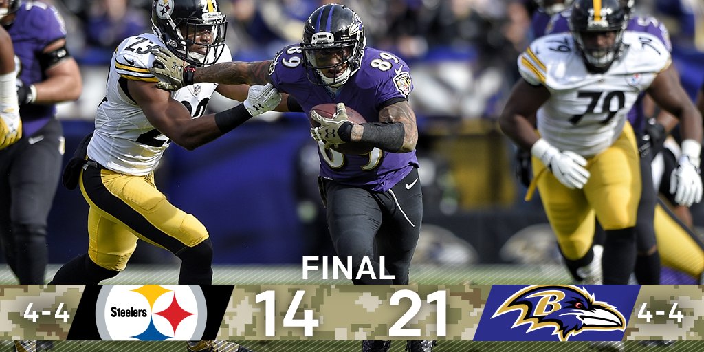 FINAL: <a href="/Ravens/">Baltimore Ravens</a> beat the rival Steelers! #RavensFlock 

#PITvsBAL