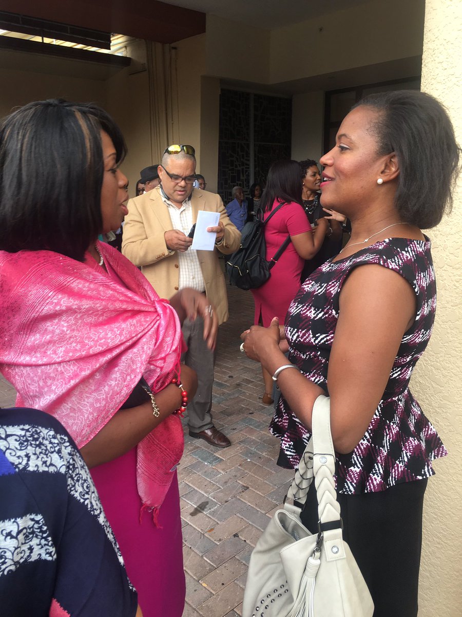 CeferinaMurrell's tweet photo. TY @notredamedhaiti for welcoming Senator @ldforry today to talk about the power of the vote #FL2016 #imwithher https://t.co/Su8YnUYzVQ