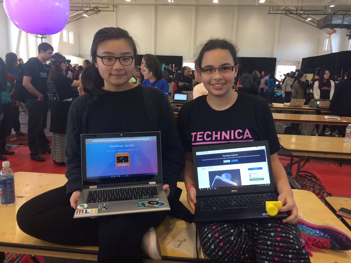 gotechnica's tweet photo. Hue Anh created a website and wants to organize her first hackathon, and Arodi created a camera for left-handed individuals! https://t.co/F1pW8clSPP