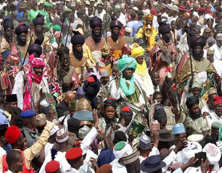 nigeriantribune's tweet photo. PHOTO NEWS | #SultanAt10: Obasanjo, Yallabai of Sokoto, at Sokoto Durbar - https://t.co/jgsvzpD3K8 https://t.co/bvPMs4TSl6