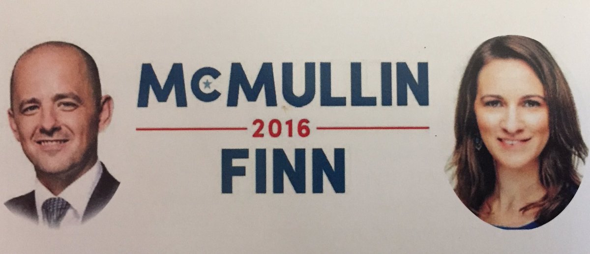Stolen signs: Round 3... Nov 5th, We put up more #EvanMcMullin street signs.  This morning they're gone. #StandWithEvan for free speech.