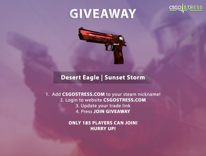 CSGOSTRESScom's tweet image. join giveaway
csgostress.com