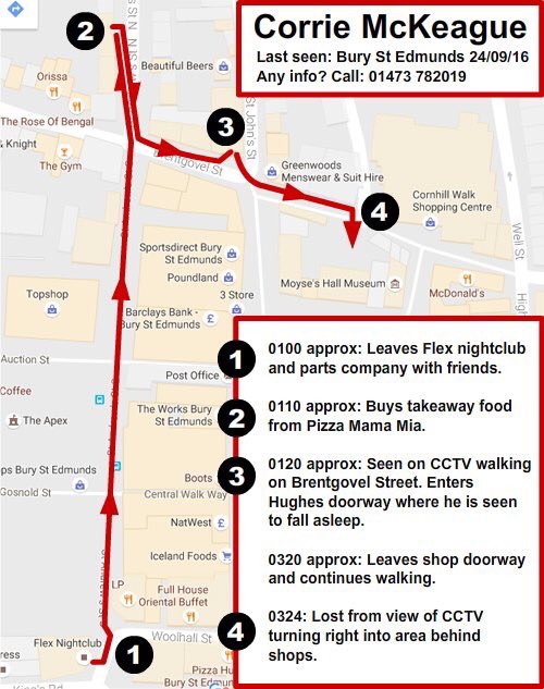 developM2Ls's tweet photo. Were you in this area early,03:00-06:00 hrs Sat 24th Sept,who/what did you see, esp vehicles? share info,however trivial. ☎️101 #FindCorrie https://t.co/8Jiai0pgyo