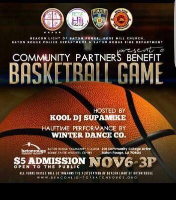 BeaconLightofBR's tweet photo. Join @BeaconLightofBR TODAY for a basketball game at 201 Community College Drive against @BRPD - tickets are $5. #TeamBLBR https://t.co/YxiXuQiHcL