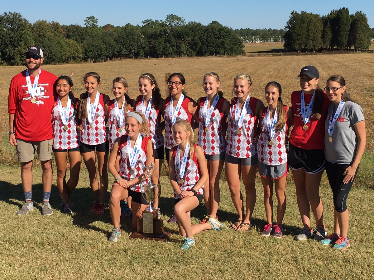 SCHSL's tweet photo. Palmetto Girls Cross Country are State Champions! Way to go! #XCFINALS16 https://t.co/tP3SqGZPVW