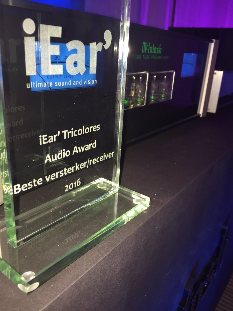 Aud1ac's tweet photo. WE WON! @mcintoshlabs C1100 was elected "best amplifier" by the audience at the iEar' audio show https://t.co/SNyVaqkRkj