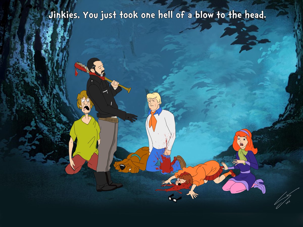 Eric Weiss on Twitter: "#TWD Scooby-Doo of The Walking Dead. Zoinks