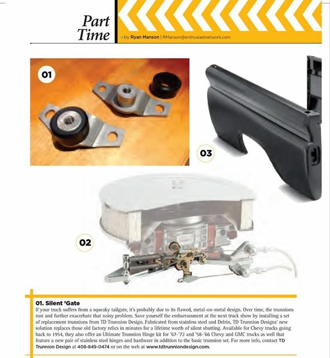 trunnionsdesign's tweet image. As mentioned in Classic Truck Magazine February 2016 issue! tdtrunniondesign.com  #C10Source #c10 #chevytruck #trunnion