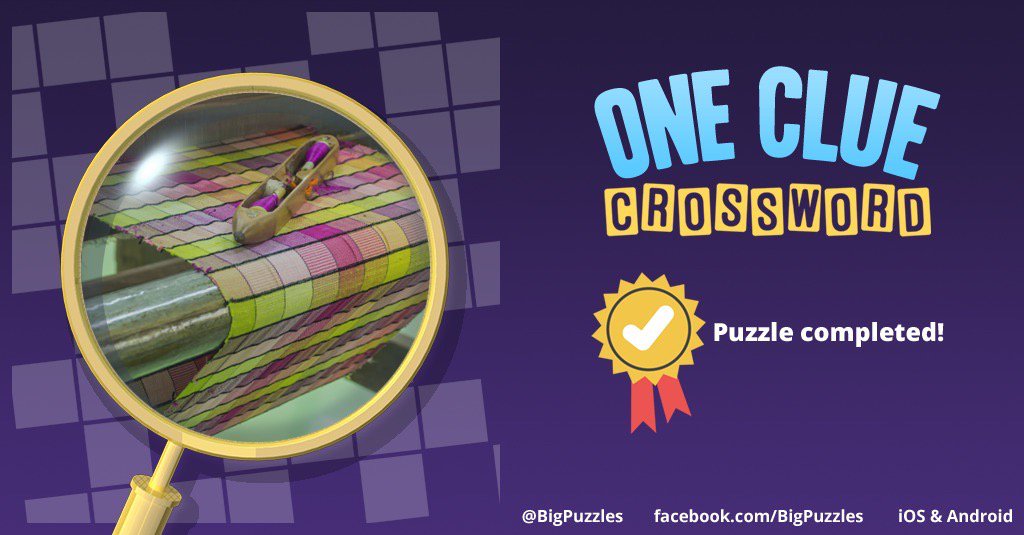 rosneath's tweet image. I completed a puzzle in One Clue Crossword. Play now for free!
onecluecrossword.com #OneClueCrossword