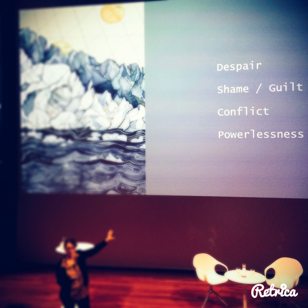 'We hebben de kunst nodig
om het tij te keren', zegt <a href="/reneelertzman/">Dr. Renee Lertzman</a> @RUReflects #inscience2016 #klimaatcommunicatie