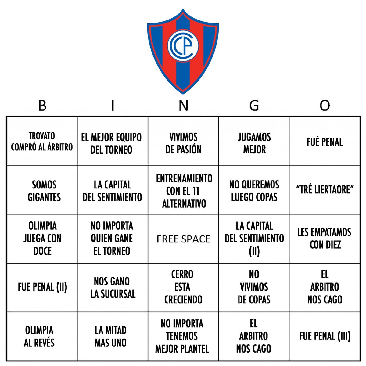 sergiolugo's tweet image. Chicos no se olviden que después del partido jugamos bingo
