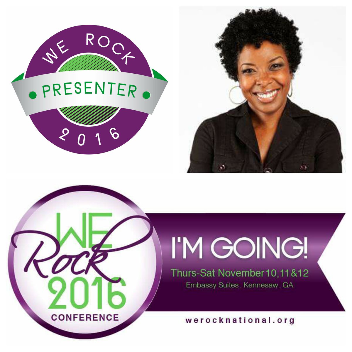 WeRockNation's tweet photo. Presenter Spotlight: Monique LaRue Wilson. #WERock2016 Join us November 10th-12th in Atlanta, GA. Register here --> https://t.co/jK8yWugWxg https://t.co/TP6ZUtmLnj