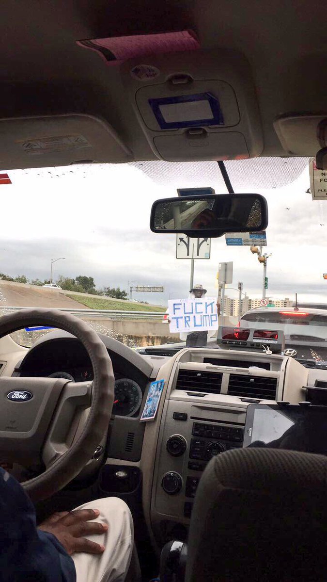 vikgosain's tweet image. Fitting end to my trip. Good bye Texas.  #govote #ImWitHer #emnlp2016