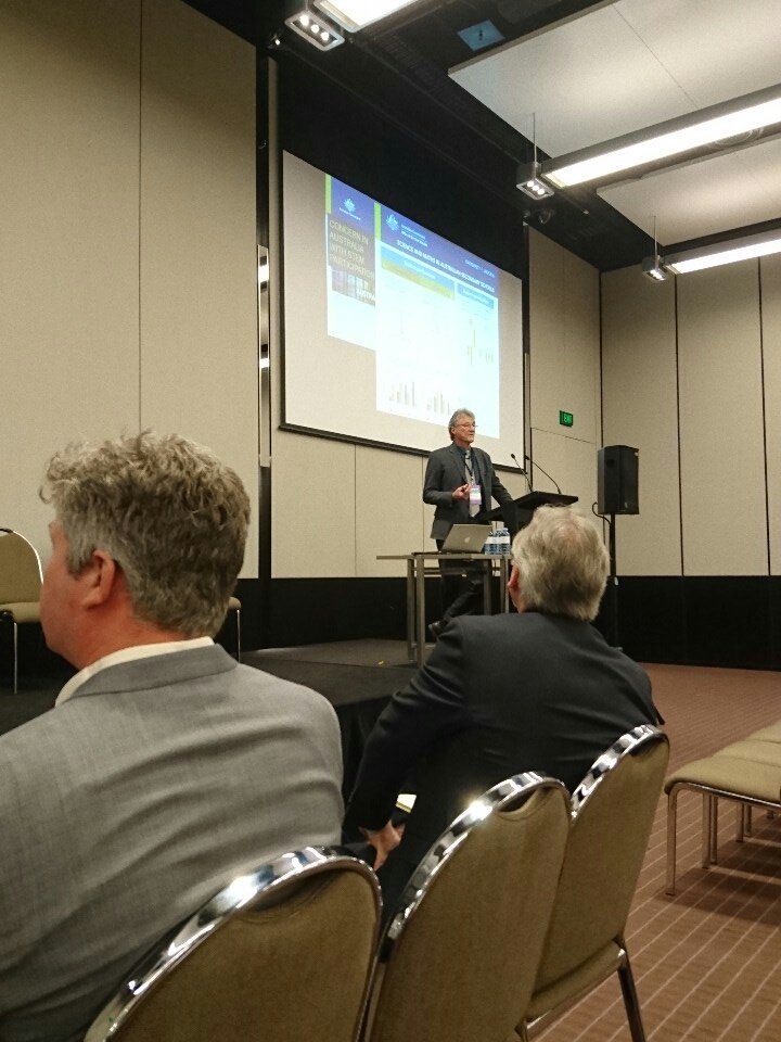 StepUp_QLD's tweet photo. Russell Tytler -  @ReMSTEP innovation in maths science education #StepUp https://t.co/76yIGpyOwY