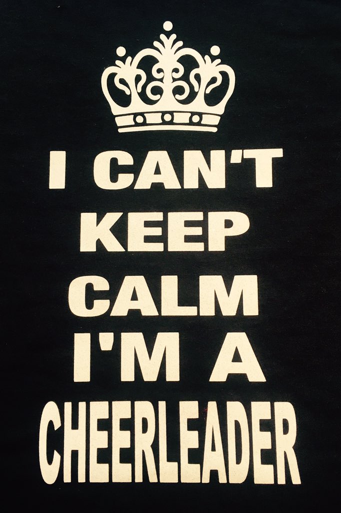CheerDanceIntl's tweet image. If your gunna say it, say it in glitter! Check out our glitter shirts! #cheer #glitter #keepcalm