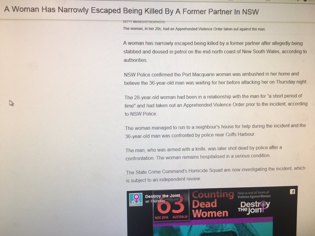 Another woman killed by her male partner (Craigieburn, Vic) &  this terrible near-death #dvhomicide #familyviolence