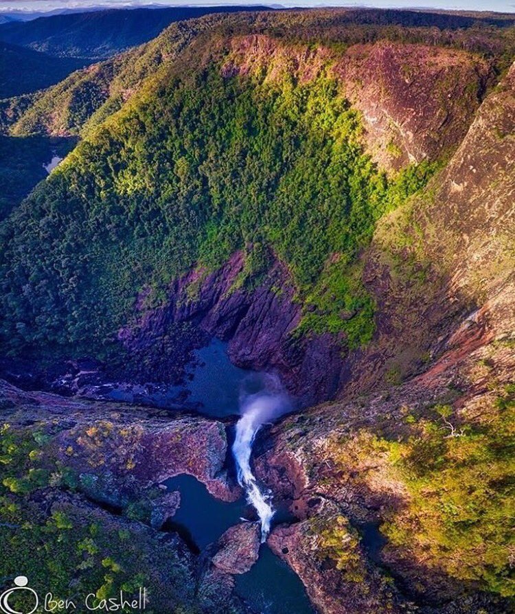 Wallaman Falls from a different point of view 💧 Pic via IG ben_cashell_imagery #TownsvilleShines