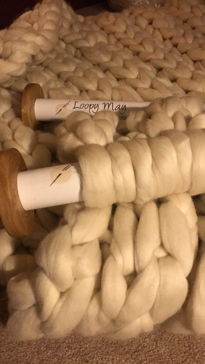 Someone special is getting a snuggly knit for #Christmas - still just enough time to order folks! #gift #present #blanket #merinowool #Xmas