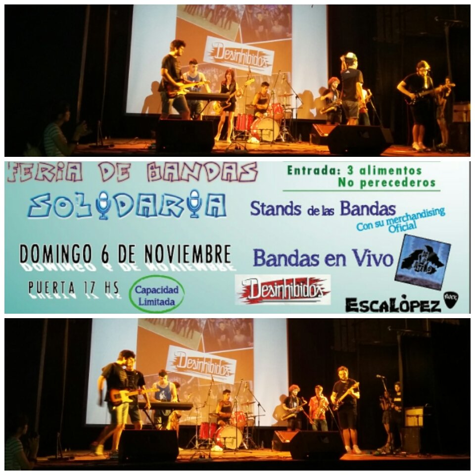 GuadaSilvaDubo's tweet photo. Todavía estás a tiempo!!! 
#desinhibidos #solidArte #feriadebandas https://t.co/VZi6Qai9MS