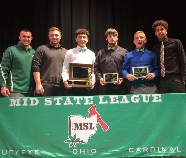 HTHS_Football's tweet photo. Collecting some hardware!!! #TheChamps #BackOfTheYear #LinemanOfTheYear https://t.co/uPhw51HWkR