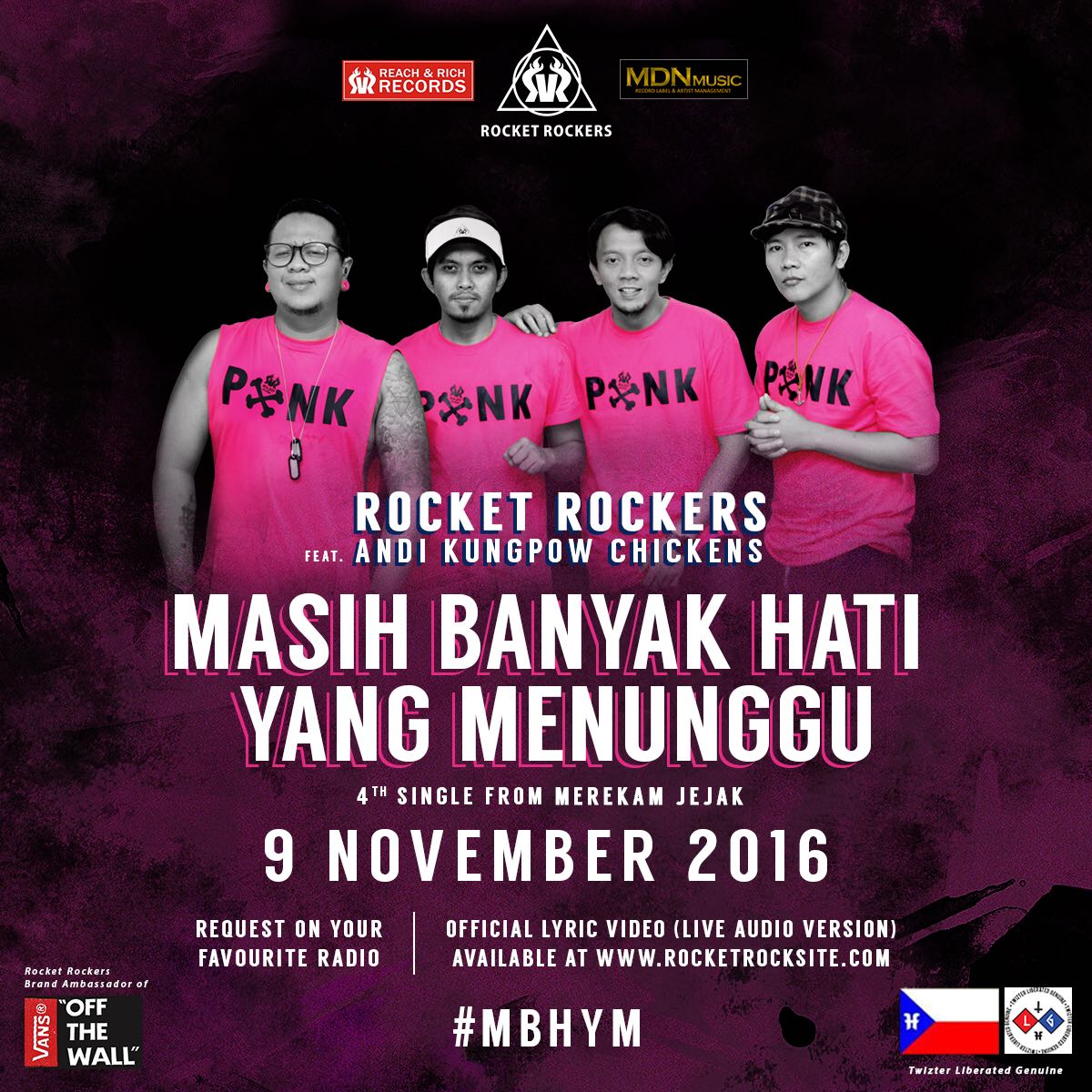 InfoPensi's tweet image. Segera! Single terbaru dari @rocket_rockers