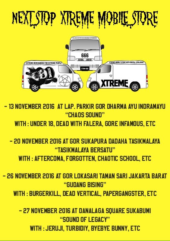 Pemberhentian selanjutnya dari Xtreme Mobile Store

Sampai ketemu teman-teman! :)