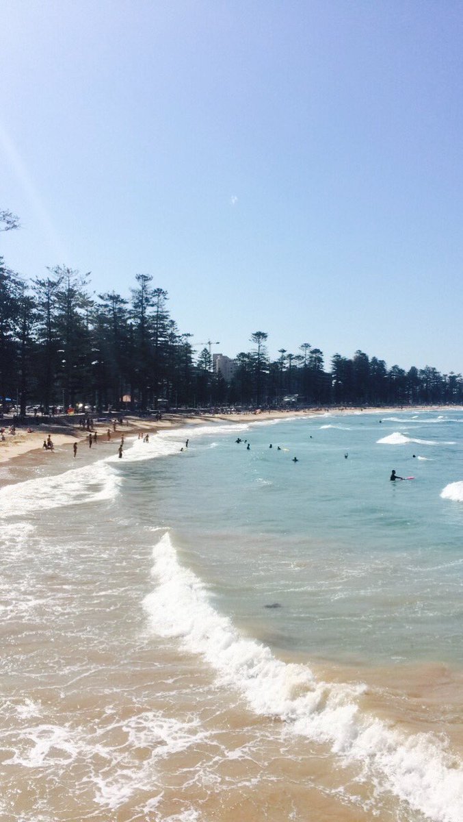 marksglobe's tweet photo. 📸 Manly Beach, Sydney. https://t.co/sZxOKb2be5