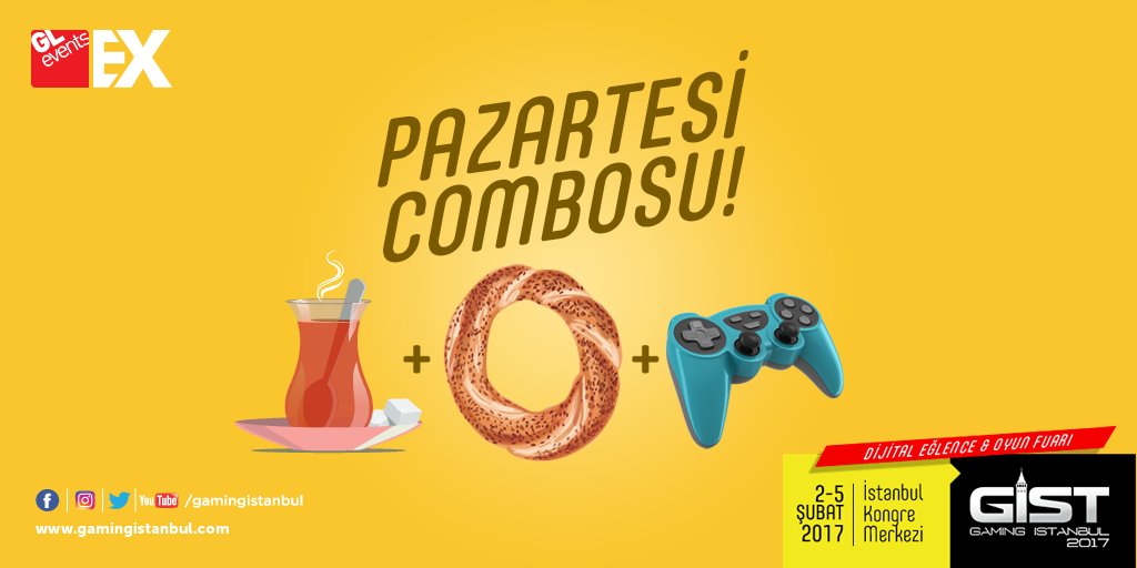GamingIstanbul's tweet photo. Pazartesi sendromunu yok etmek için senin en etkili combon hangisi?#gist2016 #gamingistanbul https://t.co/MDWUHPFhbV