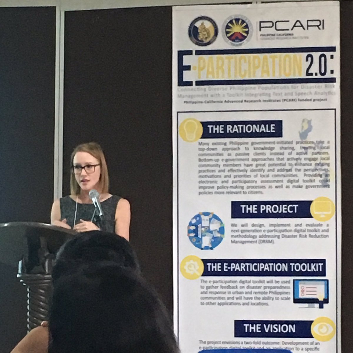 lor_faeldon's tweet photo. Dr. Brandie Nonnecke @BNonnecke on the Development Collaborative Assessment & Feedback Engine (CAFE) component of Malasakit project #PCARI https://t.co/7SblxVwRo6