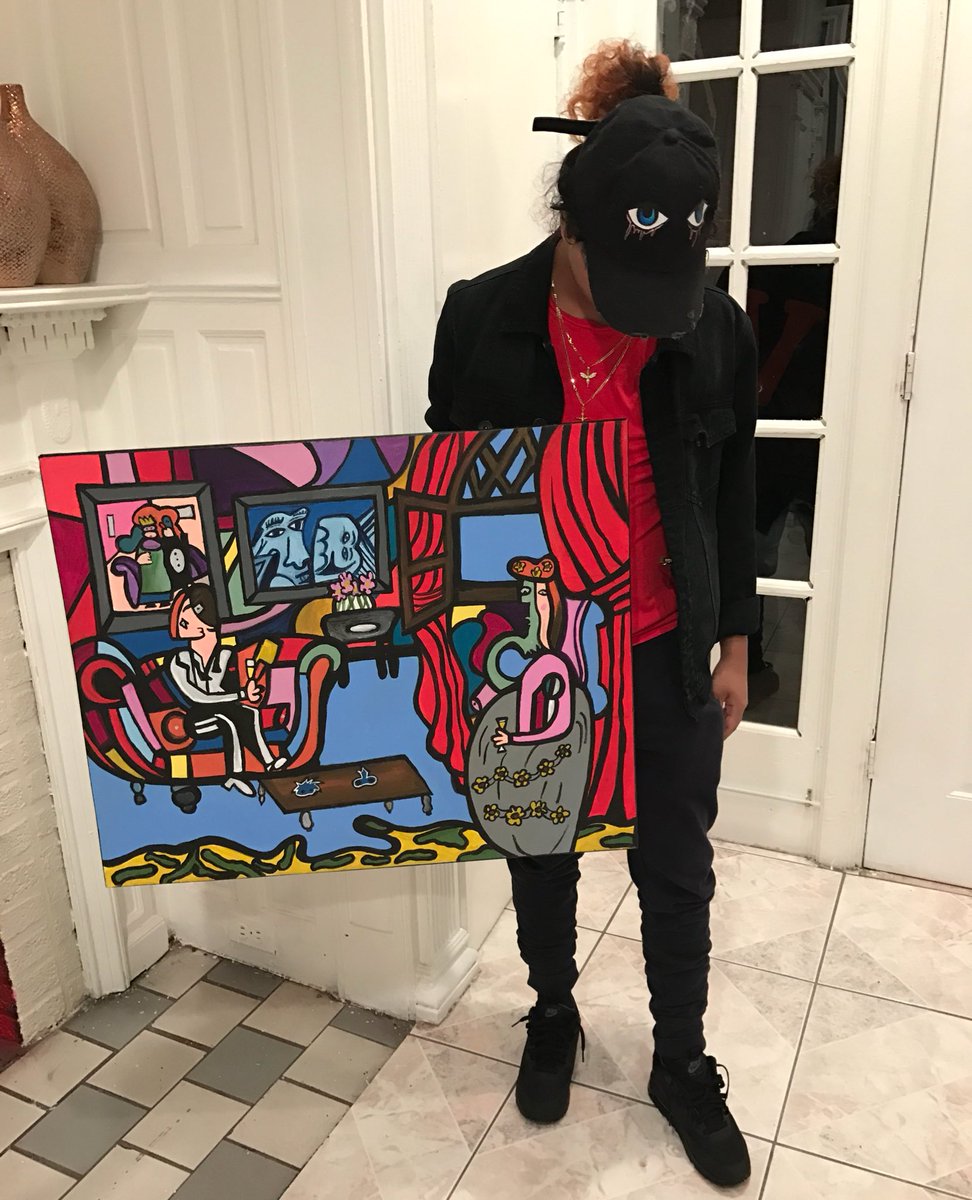 veratwinsart's tweet image. Pablo Picasso inspired. ✍🏼️