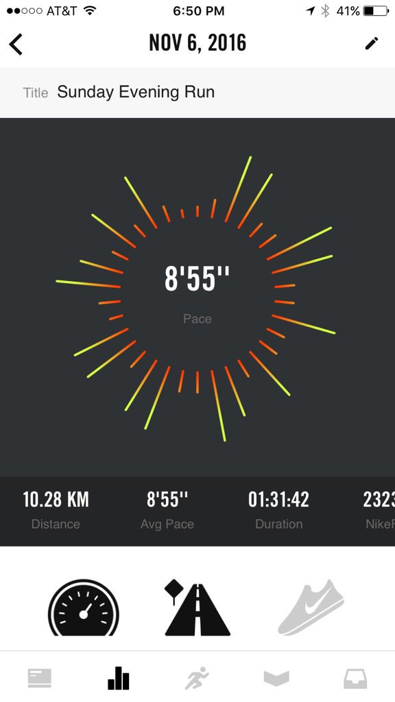Ricky8383's tweet photo. @nikesupport after my last two runs my app shows this instead of the map I just ran. Any idea what's going on with it? https://t.co/ILO2MPmNZT