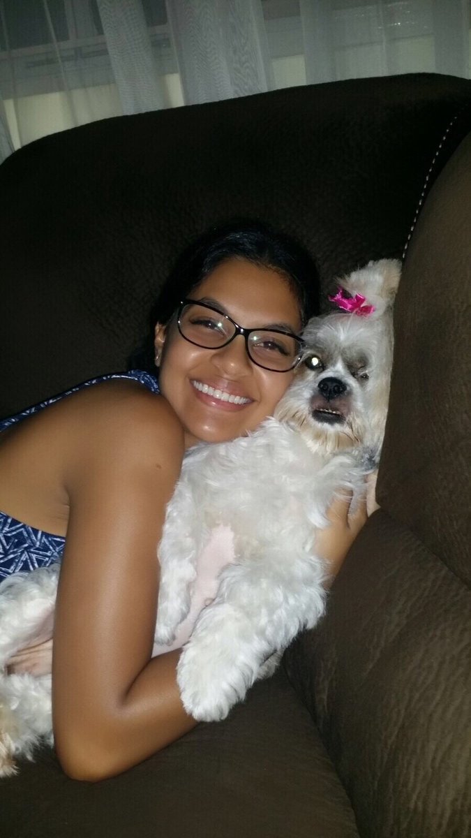 Study breaks involve smothering this munchkin 😍