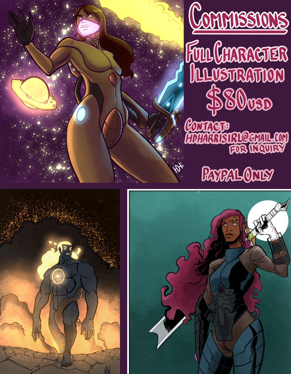 Hdharris_irl's tweet image. Hey, I'm open for commissions! You can email me at hdharrisirl@gmail.com with inquiries if you're interested! Thanks for your consideration!