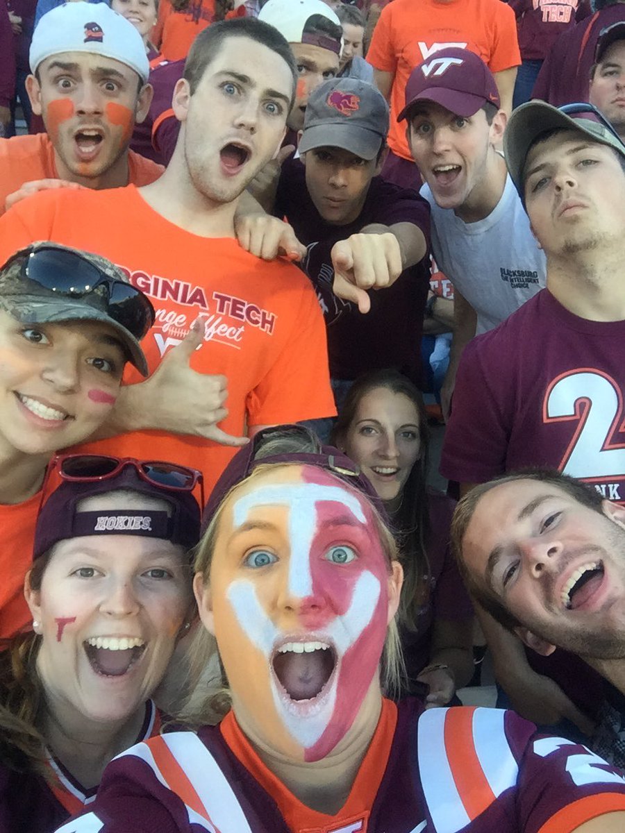 nmiller5893's tweet photo. Yesterday's game left me literally speechless #hokiegrad #hokiefootball #thisishome #awaygame #iyelledtoomuch https://t.co/FHVvUB5fin