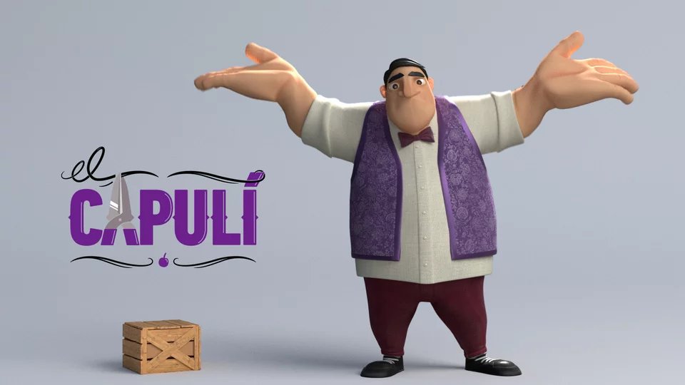 Do you want to help an animated short movie? Go to catapultados.com/elcapuli/ and help to make it real! #AnimemosElCapulí #b3d #animation