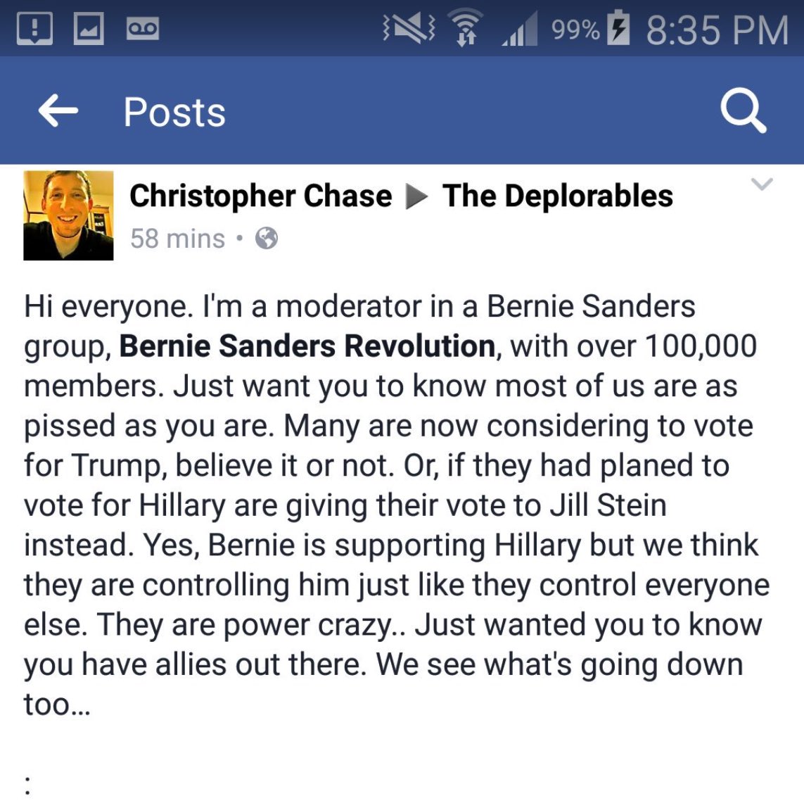 EricSpracklen's tweet photo. SHARE THIS AS MUCH AS POSSIBLE! You are done @HillaryClinton https://t.co/UQnZBGe71Z