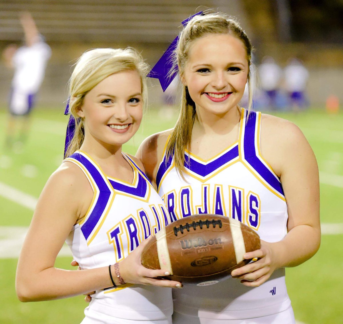 AL6AFootball's tweet photo. Our series "Put Me in Coach" continues with Daphne cheerleaders (Part 2) #Trojans https://t.co/AvLvWNTFX3