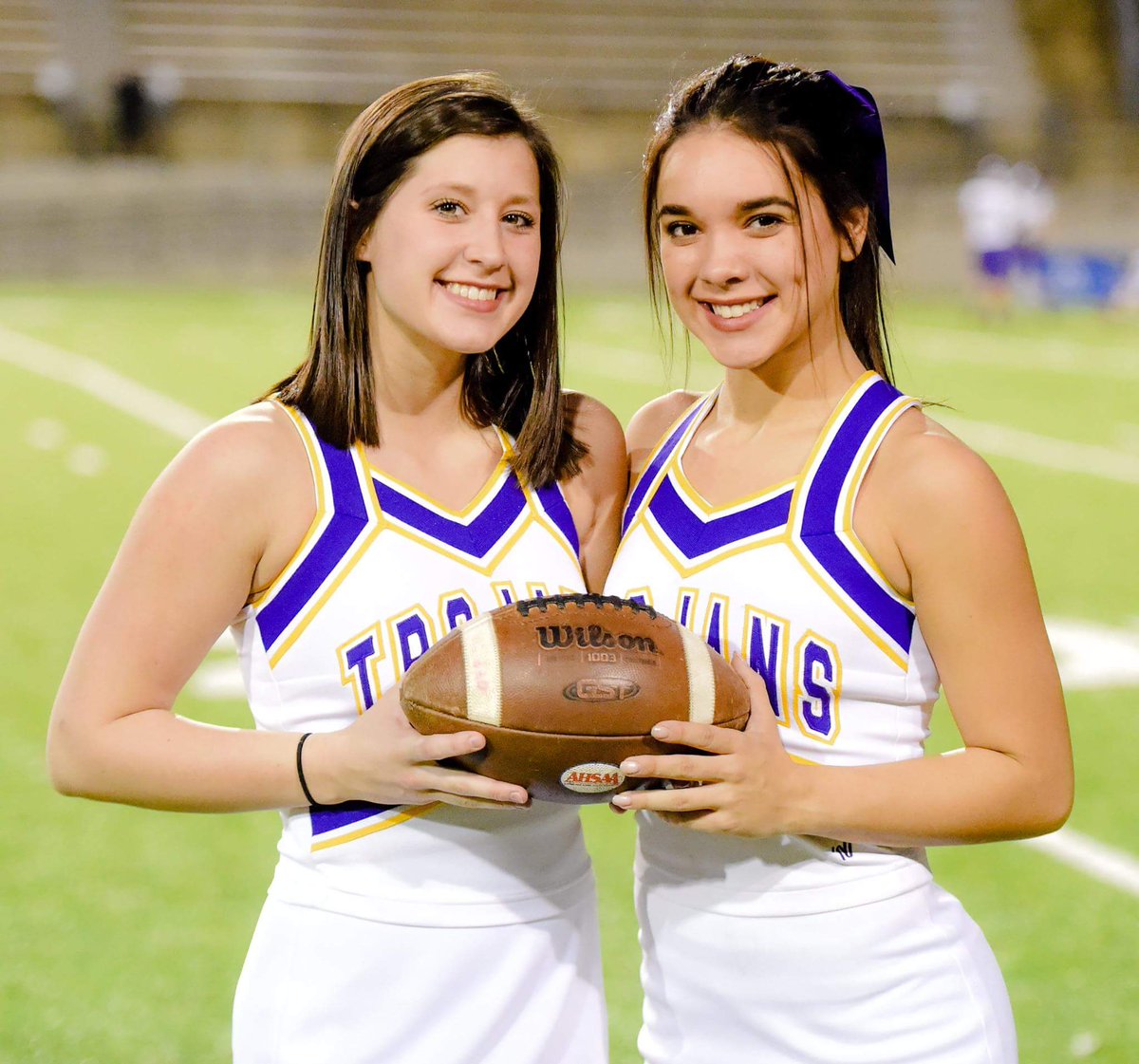 AL6AFootball's tweet photo. Our series "Put Me in Coach" continues with Daphne cheerleaders (Part 2) #Trojans https://t.co/AvLvWNTFX3