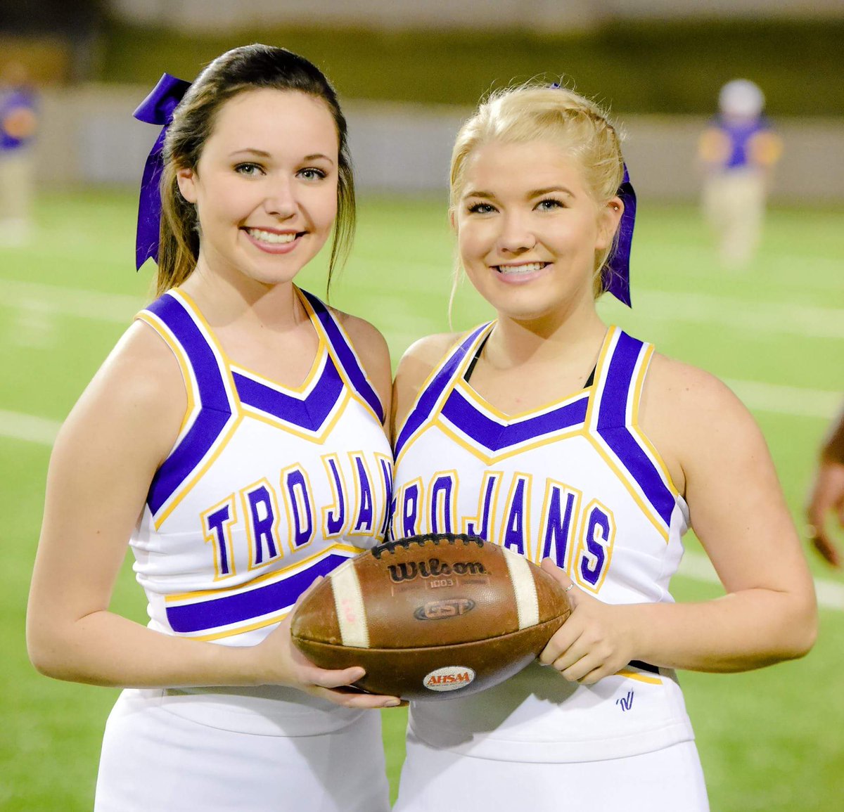 AL6AFootball's tweet photo. Our series "Put Me in Coach" continues with Daphne cheerleaders (Part 2) #Trojans https://t.co/AvLvWNTFX3