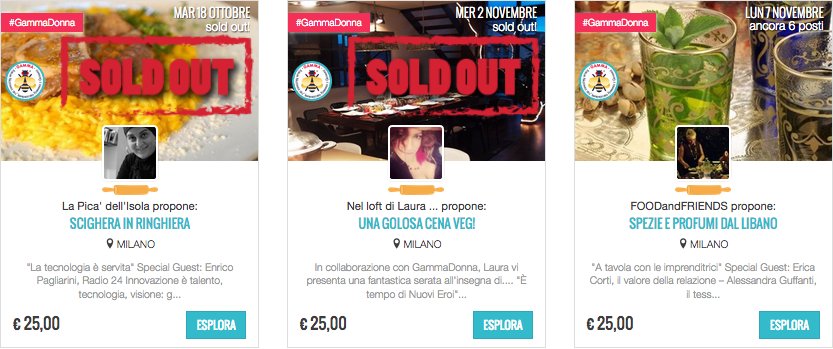 GammaDonna_'s tweet photo. #Milano, DOMANI. L'ULTIMA delle ns imperdibili #OpenDinner Gamma-@gnammo, focus #innovazione e #talento Iscriviti! https://t.co/lOaXkyoI30 https://t.co/q2g8bZaM6q