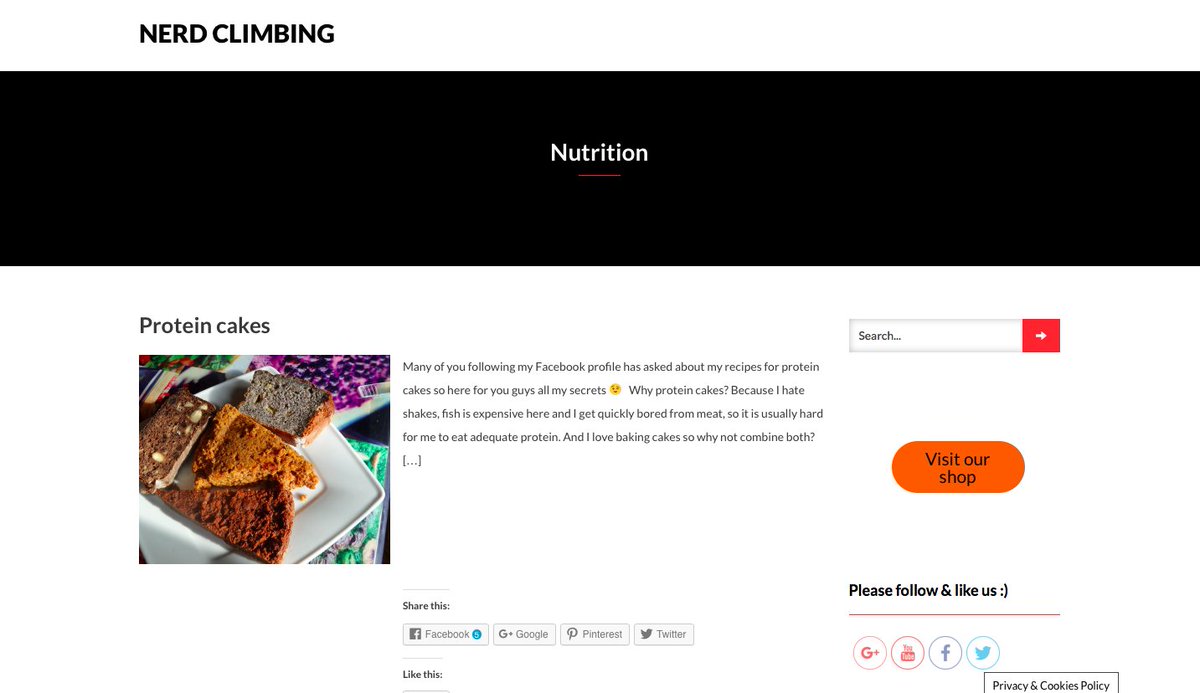 NerdClimbing's tweet photo. The new web layout is online! Can you please have a look and give your feedback? Is anything working? Do you like it? https://t.co/Bk18Y8uHbj