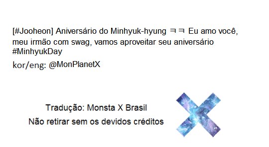 monstaxbr's tweet photo. [#TRAD/ #TWEET] [#Jooheon] 161101 Atualização do Twitter @OfficialMonstaX com vídeo: https://t.co/R7uqFRPeYO https://t.co/iiu7XOlvri
