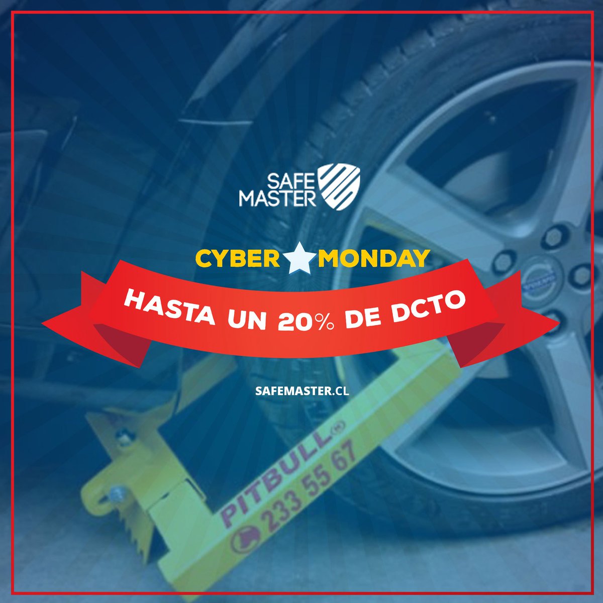 SafeMasterChile's tweet photo. ¡Ya comenzó el #CyberMonday de SafeMaster! Descubre las ofertas acá: https://t.co/RYEvXnyBIR https://t.co/4AGMrsEcPW