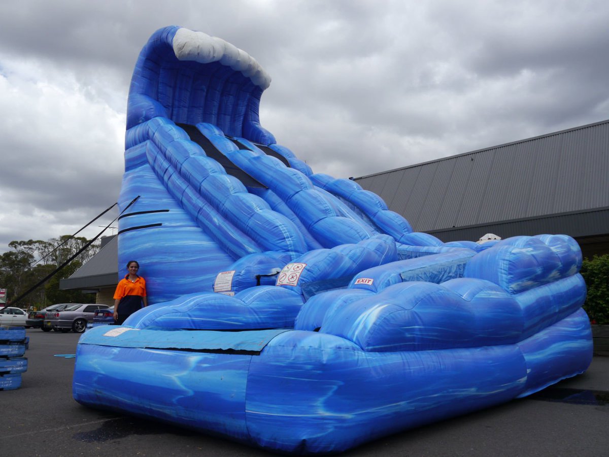 BubblingEnergy's tweet photo. This 30c #weather across #Sydney has really got us in the #mood for some water slide fun! Give our exhilarating wild rapid water slide a go! https://t.co/WrthEHOQP9