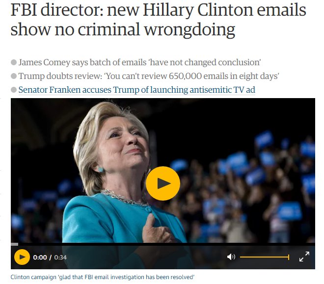 FBI director on #Hillary email. Just like poker bluffing to #Trump : "You call, it's gonna be all over baby" goo.gl/CGnL3K