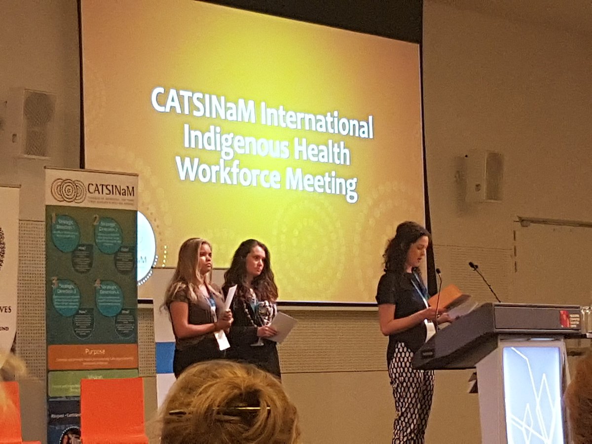 Future Indigenous health leaders, students present on what they learnt at the <a href="/CATSINaM/">CATSINaM</a> student day #CATSINaM2016 <a href="/FHLchat/">FutureHealthLeaders</a> #Indigenousnurses
