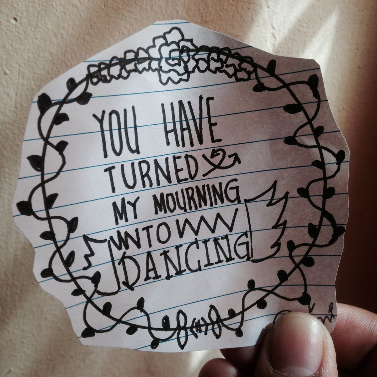 iraxjstn's tweet photo. // #np Beauty fo Ashes //
Did this while waiting for my classmates to finish their test. 😅😁#Typographyislife HAHAHAHA https://t.co/QsOoEbJY7X