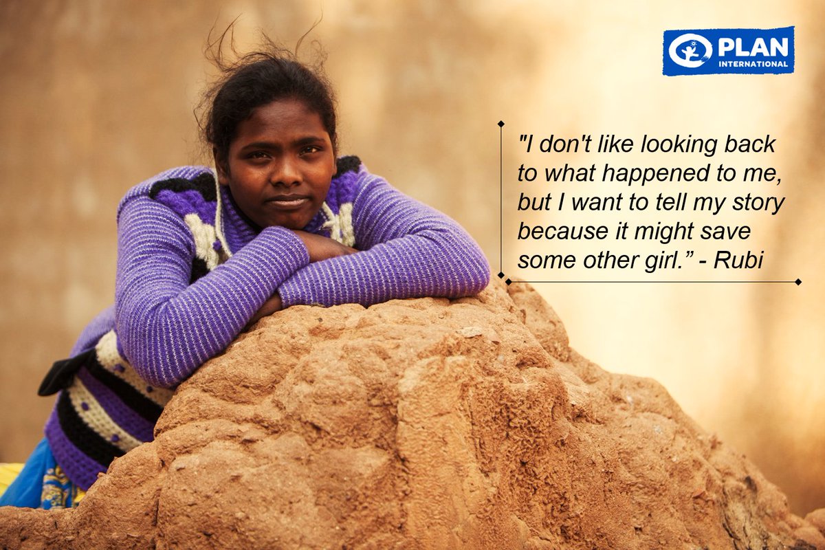 Plan_India's tweet photo. Kidnapped from home and sold into slavery. But she kept fighting and hoping. Read Rubi's remarkable story https://t.co/fta6jUCU0K #PlanIndia https://t.co/bOWcANZxUf